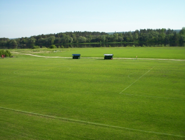 Pi�knie po�o�ony stadion.